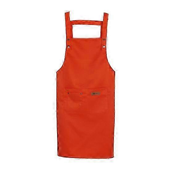 Waterproof Cooking Apron with Pocket, ChesttoKnee Coverage, Wide Shoulder Strap for Kitchen BBQ