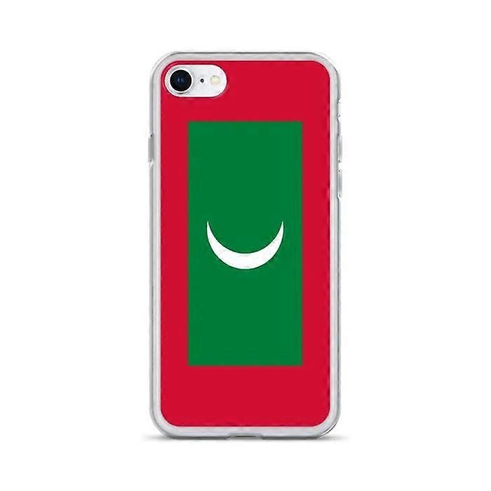 Phone Case – Maldives Flag – Compatible with iPhone 6S – Soft Case – Durable and Shockproof - Silicone - Pixelforma