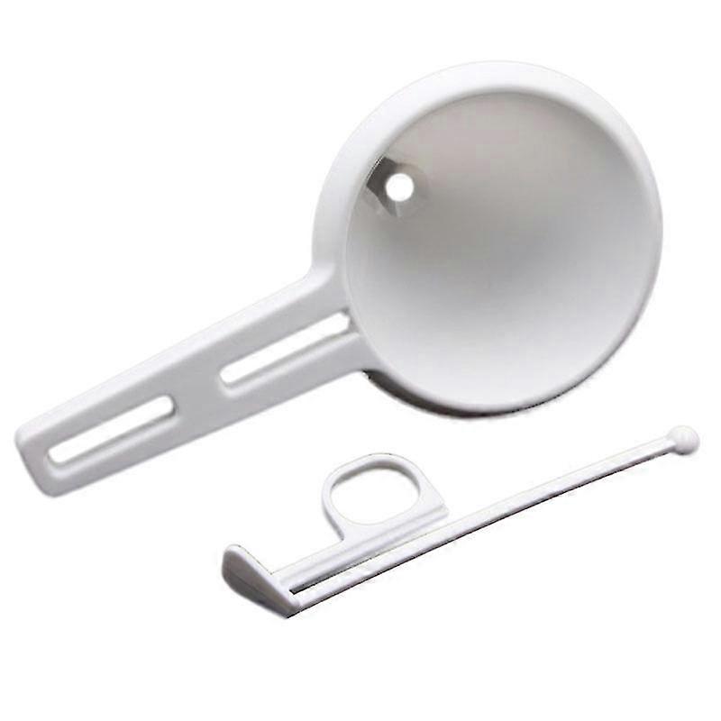 Kitchen DIY Hand-held Chocolate Icing Cream Funnel Cup Plastic Batter Dispenser