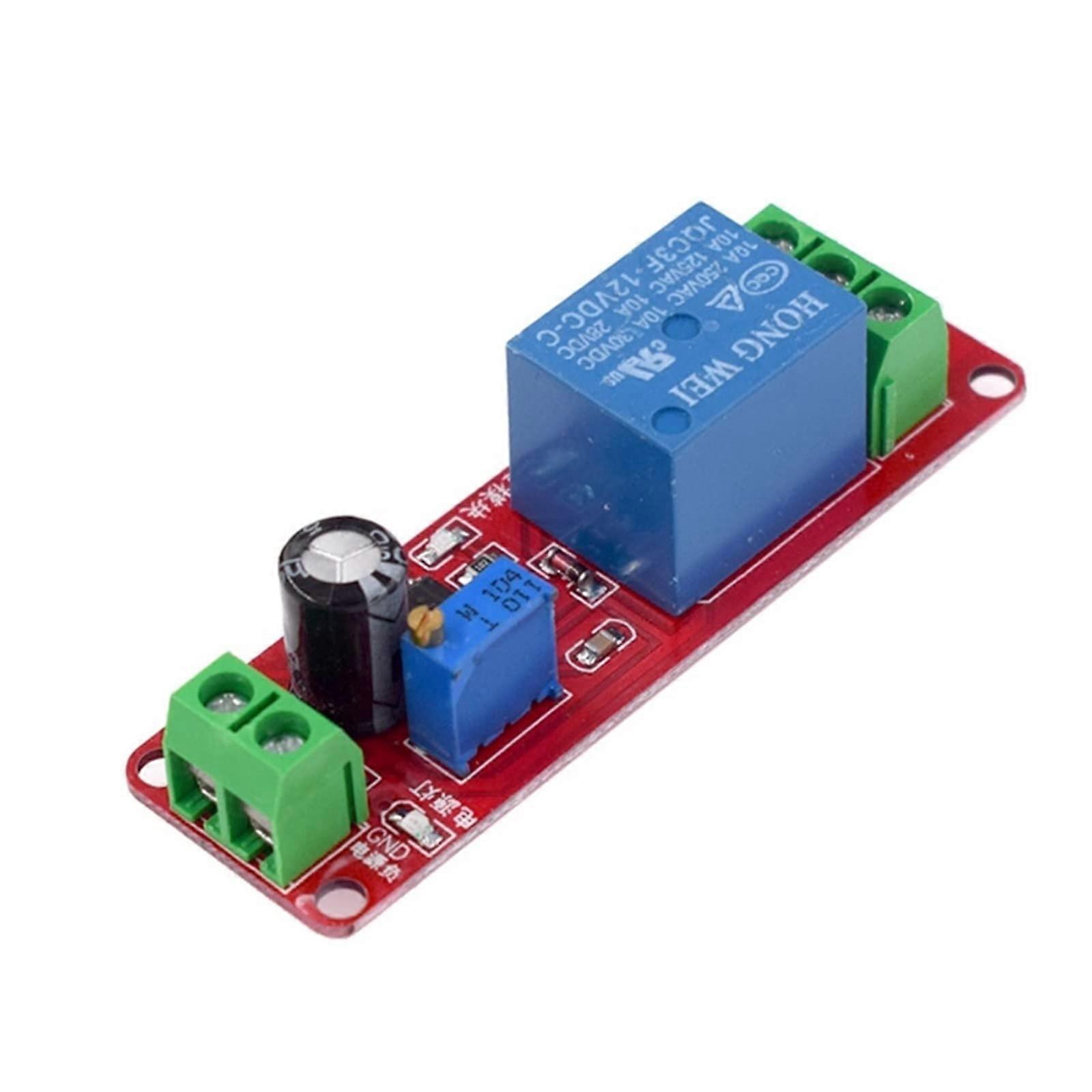 NE555 Delay Timer Module Adjustable Relay Board 5V 12V DC Automotive Monostable Switch Hw010a 12V