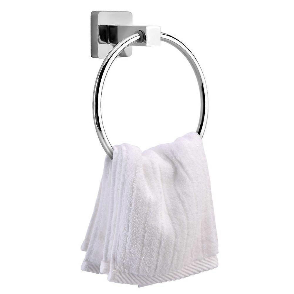 Stainless Steel Towel Rack Rustproof Wall Mounted Holder for Bathroom Modern Easy Install