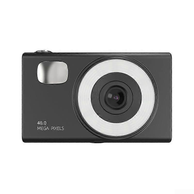 Digital Camera 1080P HD Video 48MP  Resolution 16X Zoom Autofocus Adjustable LED Light Black