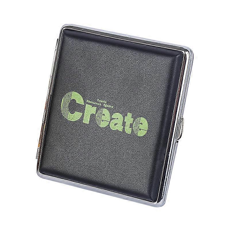 Leather Cigarette Case Box Holder Printed Cigarette Storage Case Box Container Smoking Cigarette Box Case Holder Container