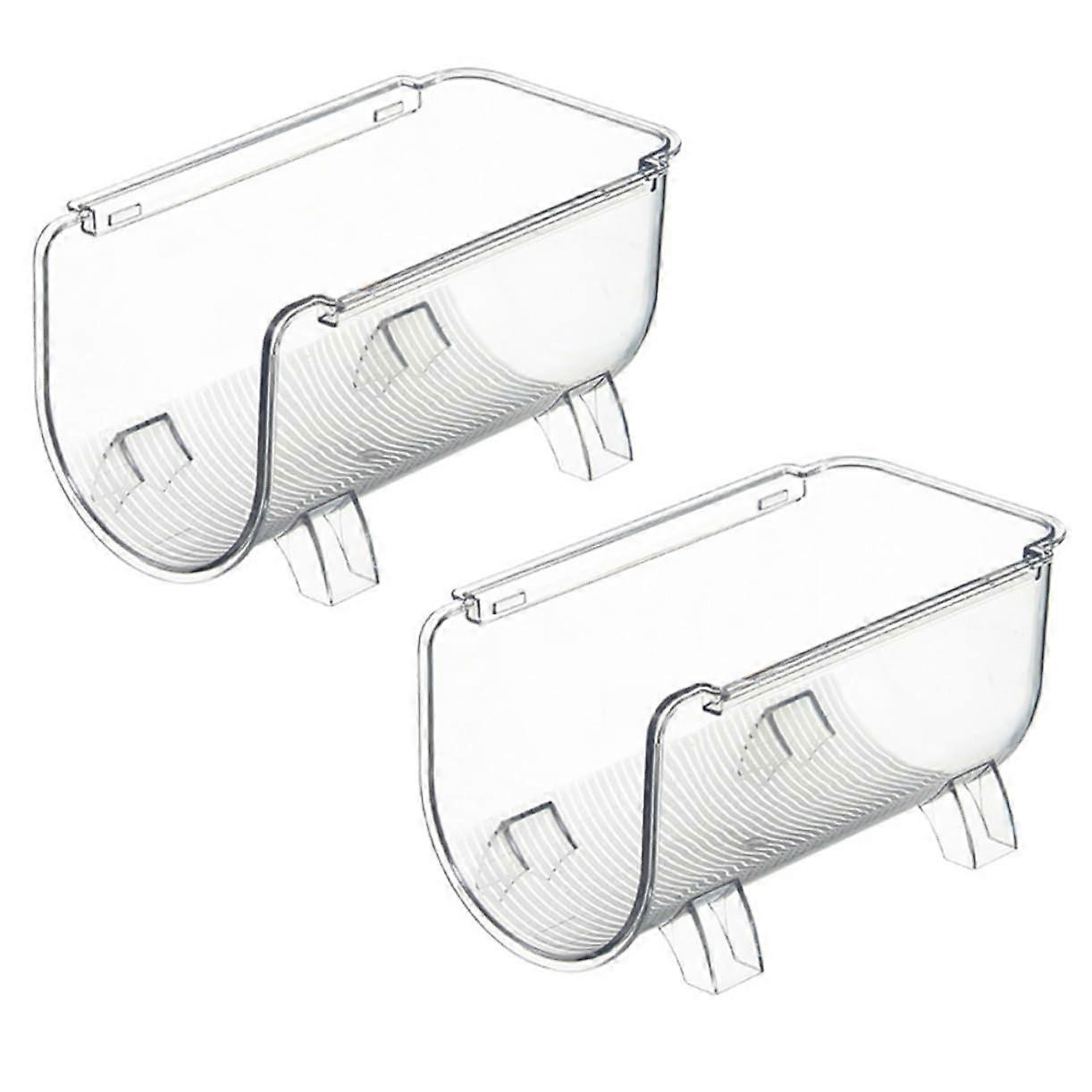 2pcs Stackable Water Bottle Organizer Rack for Pantry and Fridge, Fits Multiple Bottle Sizes