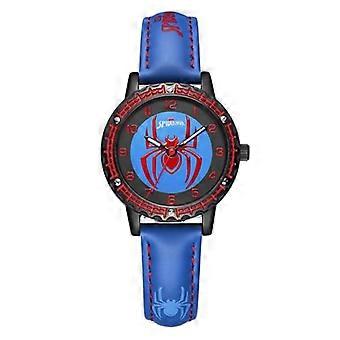 Spiderman barneklokke gutteklokke barne tegneserie armbåndsur bursdagsgaver blå