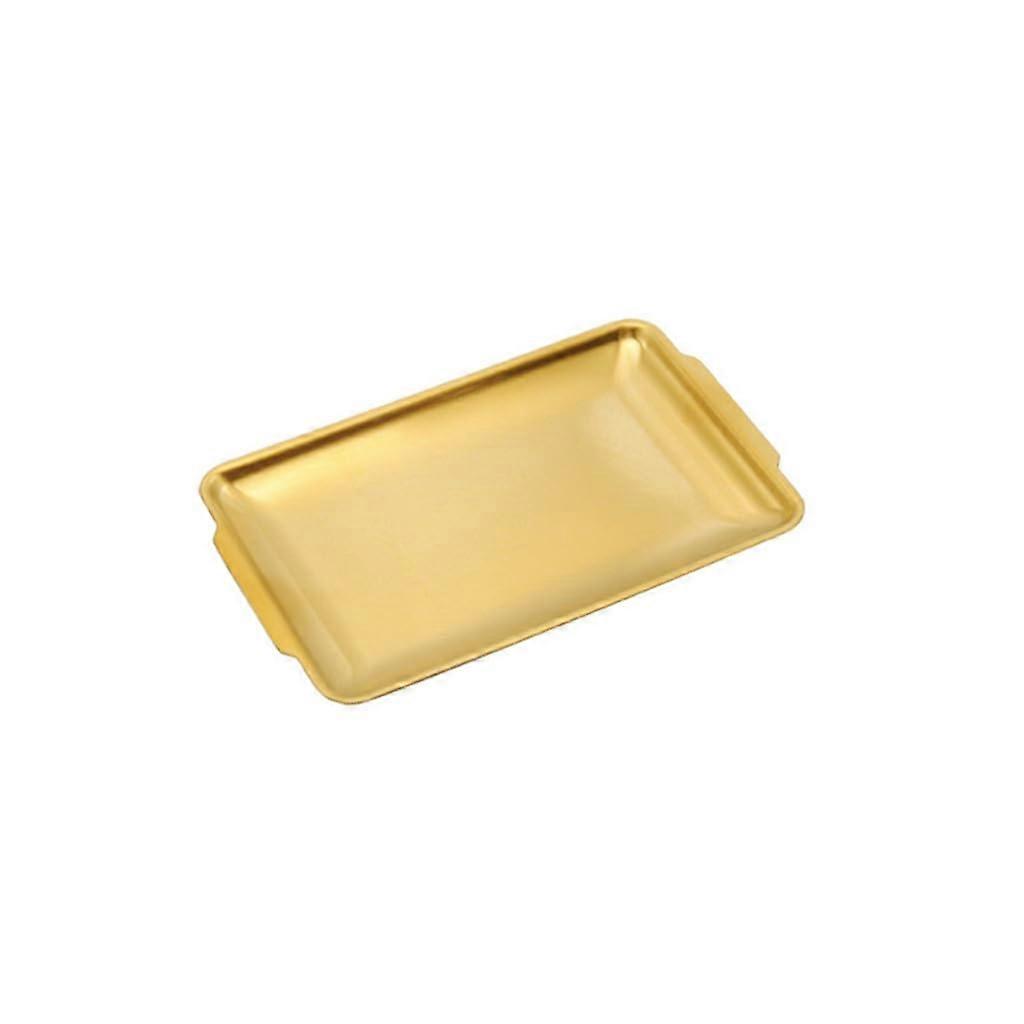 Stainless Steel Korean BBQ Grill Plate Rectangular Rustproof Oven Safe Serving Tray for Hot Pot