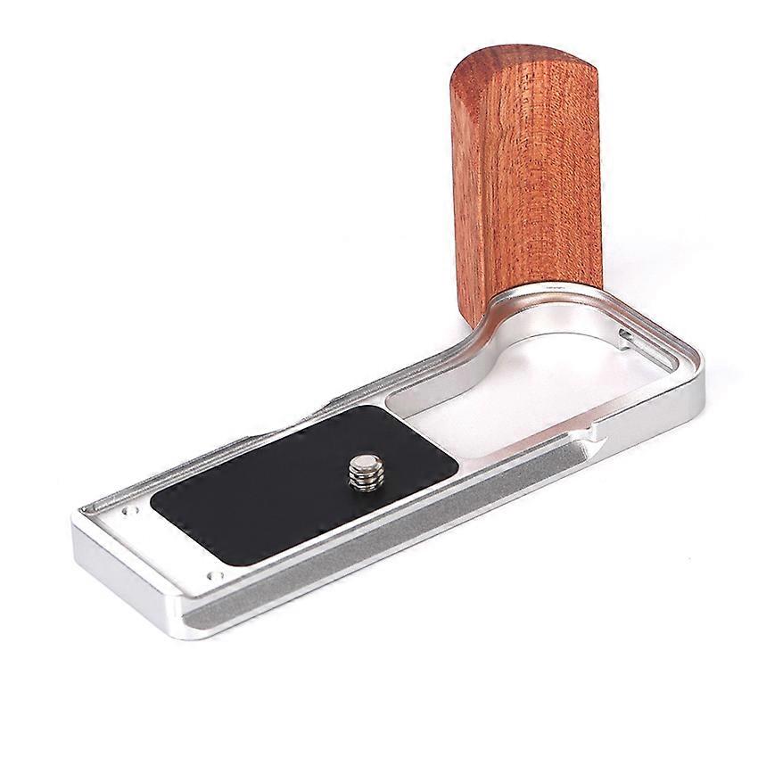 Dedicated Rosewood Grip for Canon EOS R50 V Mirror-less Camera Silver