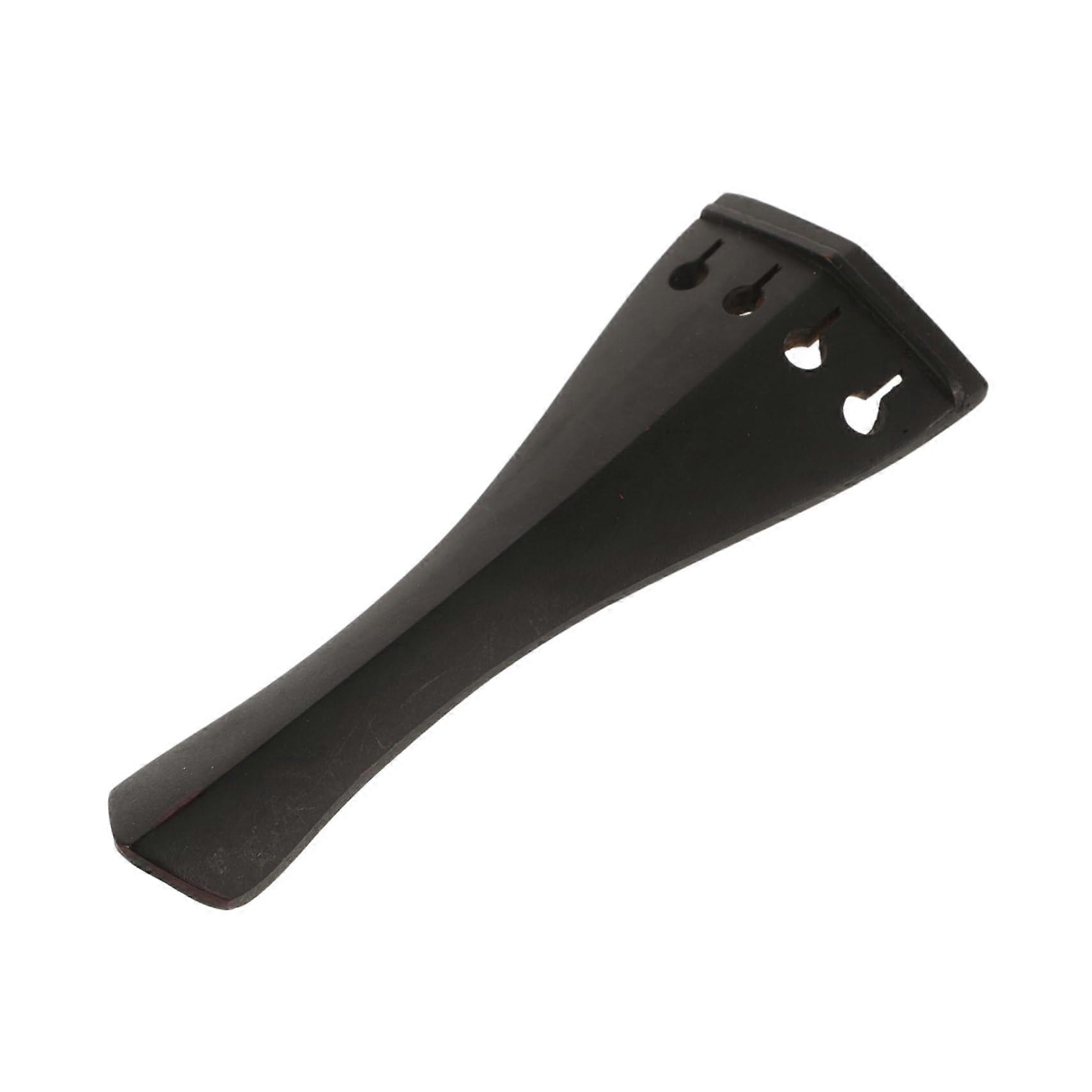 Violin Tailpiece Ebony 4Hole Bridge and Fine Tuner Set for  Tone and Precise Tuning