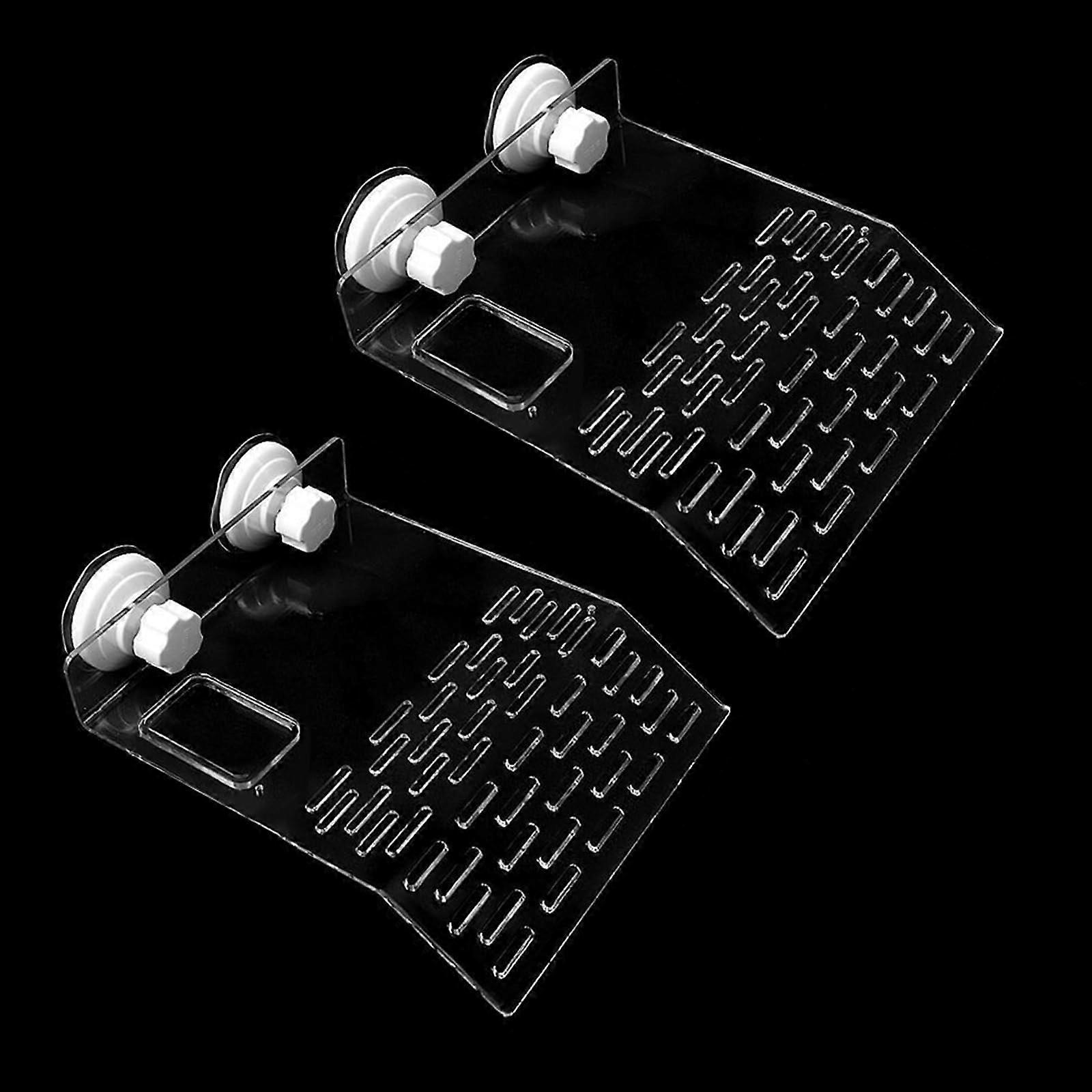 Turtle Basking Platform with Secure Suction Cups, Floating Tank Ramp for Small Turtles, 2 PCS