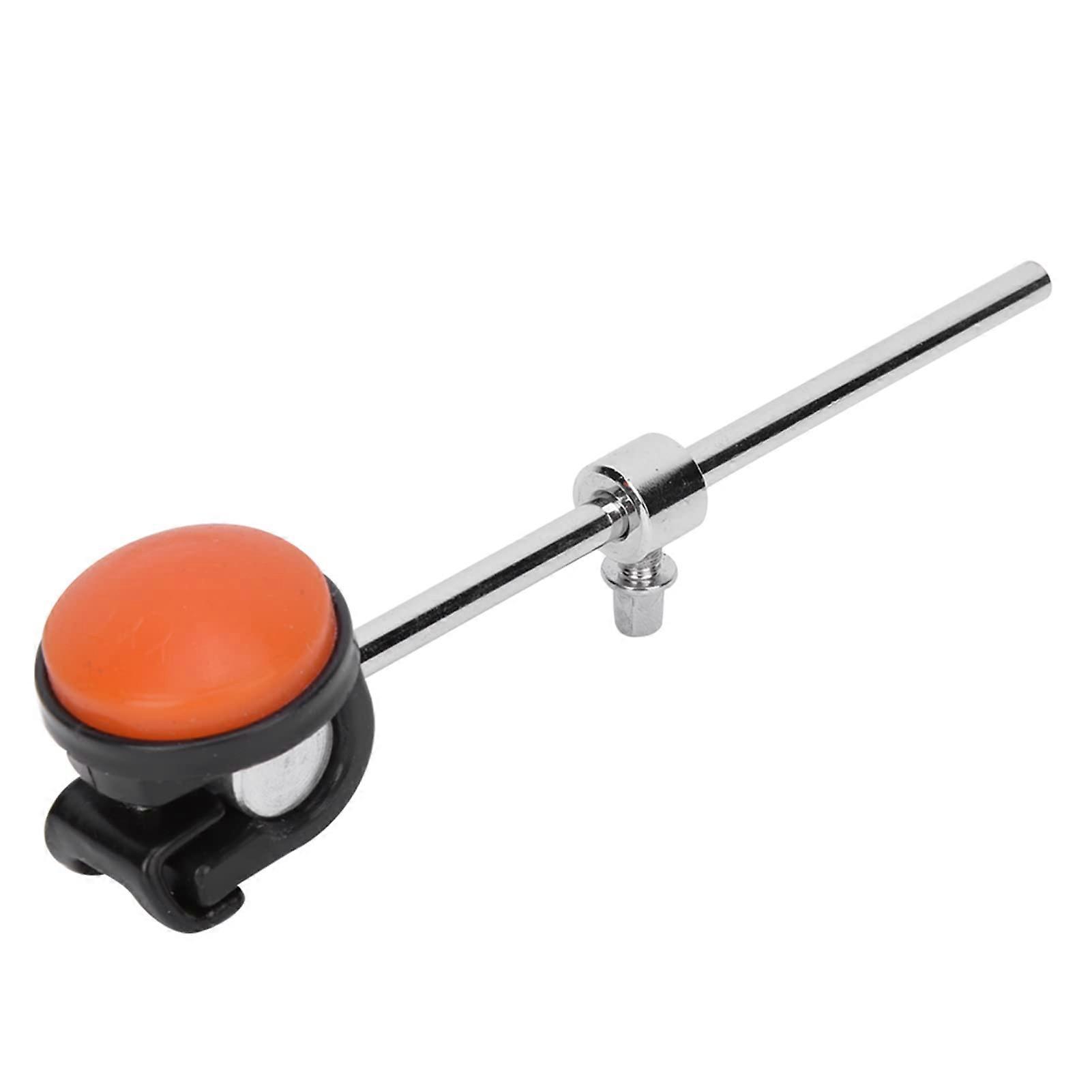 Red Silicone Bass Drum Beater Hammer with Durable Head for Consistent Tone and Easy Replacement