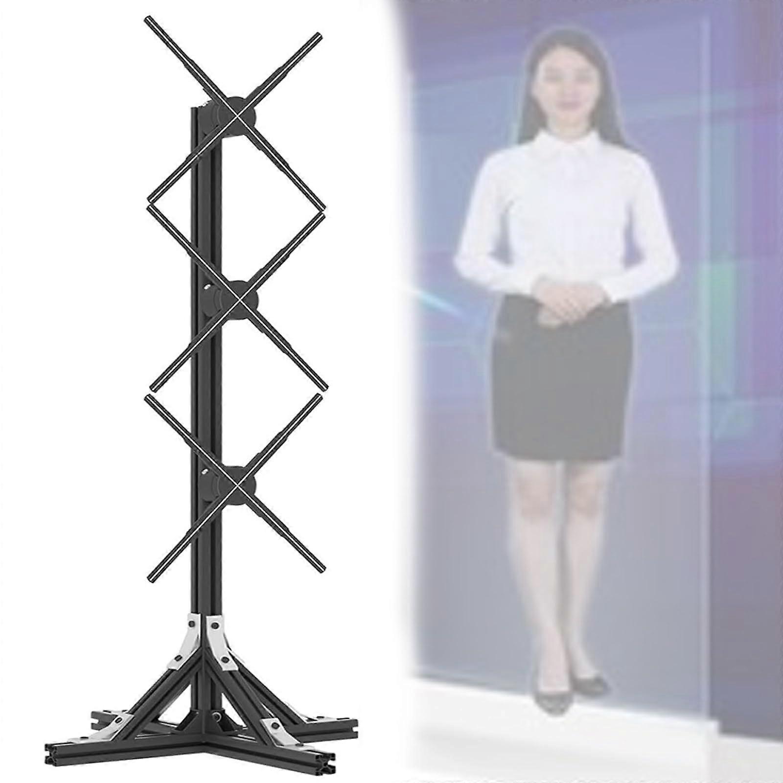 48cm 3D Hologram Fan Projector with Floating Visuals and Bluetooth Audio for Human Size Display