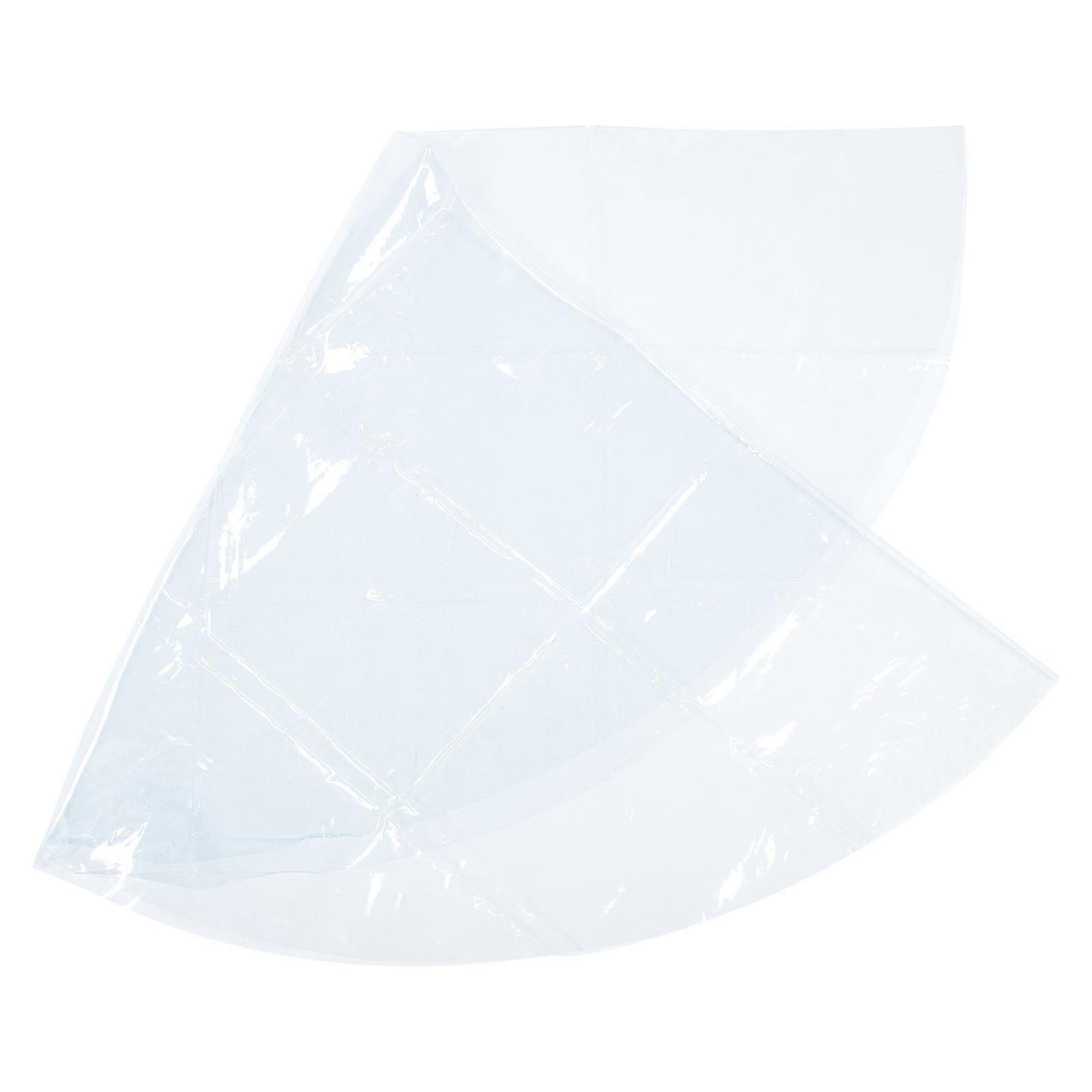 Transparent Table Cover PVC Oilproof Tablecloth for Home 2Pcs