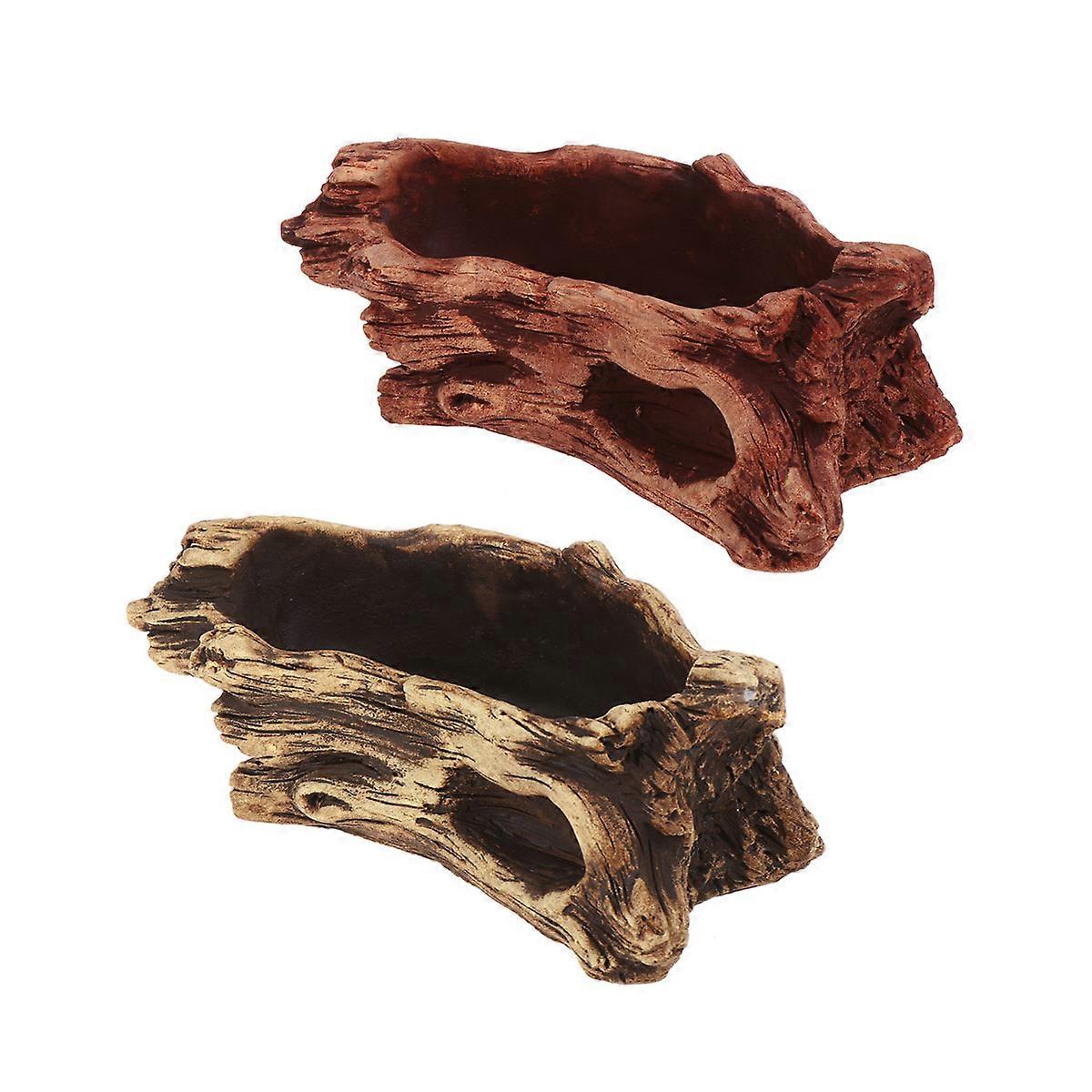 Creative Desktop Flowerpot for Plants Holding Leakproof Cement Basin Yellow