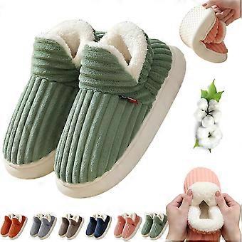 Chaussons-bottines | Chaussures chaudes et moelleuses d'intérieur et d'extérieur avec doublure polaire, mousse à mémoire de forme et semelle antidérapante