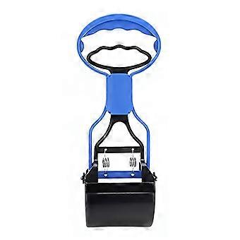 Long Handle Pet Pooper Scooper Multipurpose Dog Pooper Shovel for Large and Small Dogs Durable Easy Use Blue
