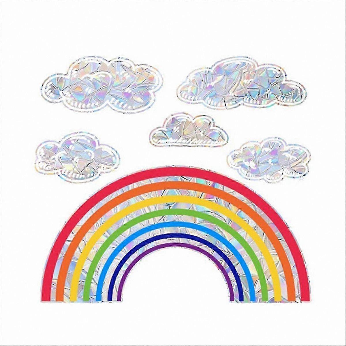 Multicolor PVC Electrostatic Window Decals for Home and Office Use