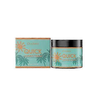 OceAura Anti-bruinings hydraterende bodycrème voor buiten, geschikt voor zelfbruining. Hydraterende en niet-plakkerige bodycrème voor een tarwekleurige huid.