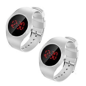 LED-Kinderuhr mit 2 elektronischen Armbanduhren für Schüler