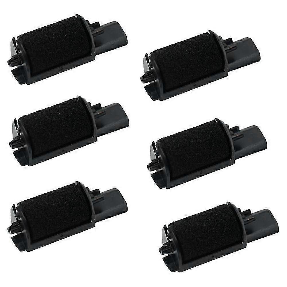 6pcs IR-40 Ink Roller for , , , , - Black Ink Replacement Ribbons