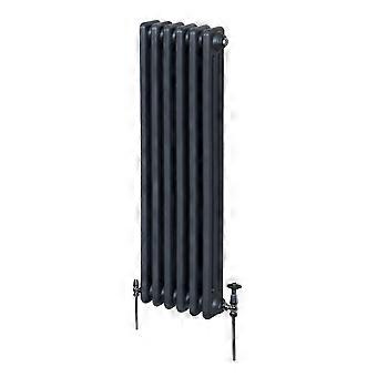 Traditional 3 Column Radiator 1500mm x 292mm Modern Central Heating Heater Matt Anthracite Grey