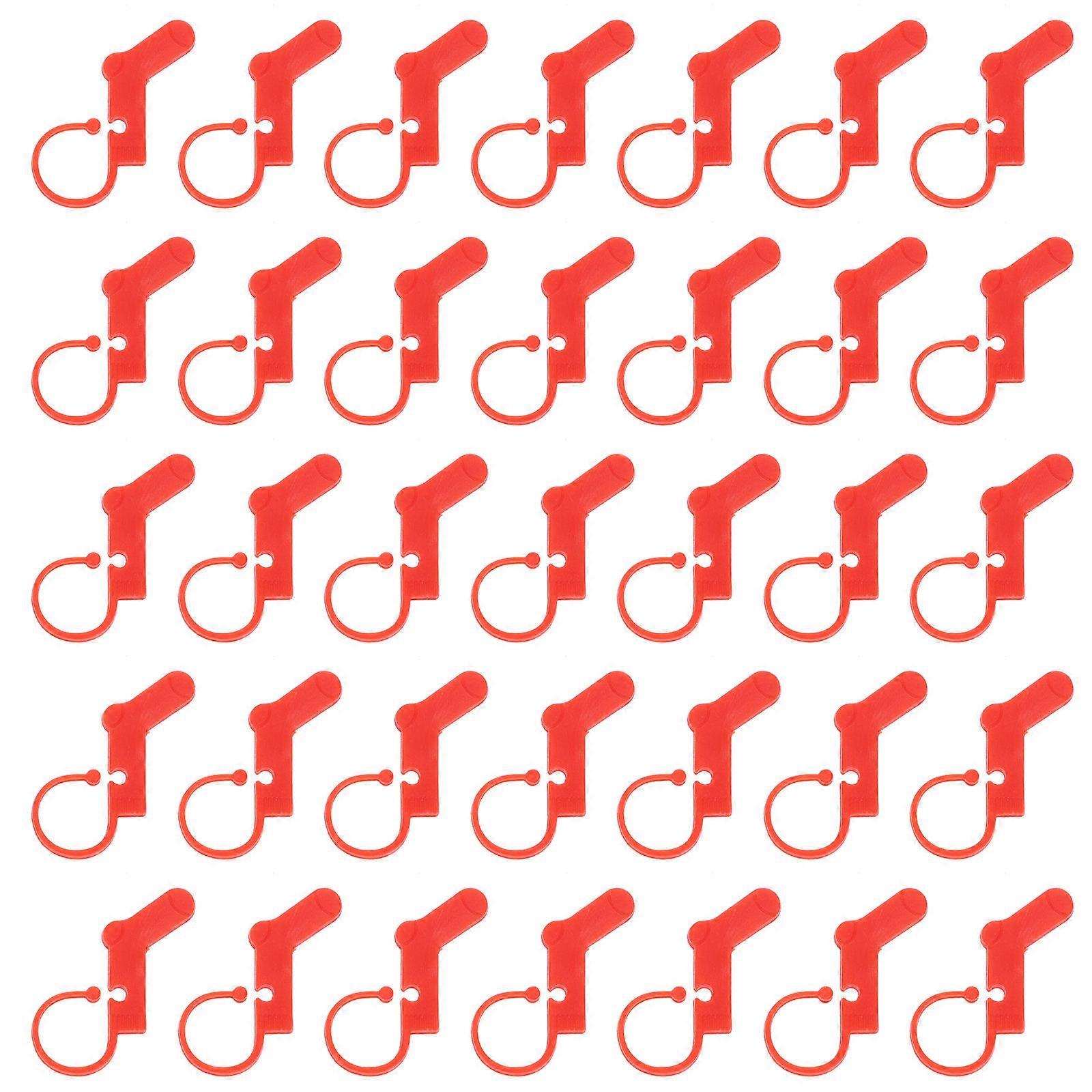 Plastic Knitting Needle Clips for DIY Use Locking Stitch Markers 100Pcs