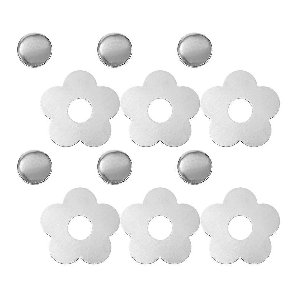 6pcs Flower Shape Table Cloth Pendant Sturdy Table Cloth Windproof Fixator