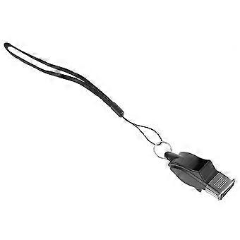 Referee Whistle Stainless Steel Whistle for Sports Use Black