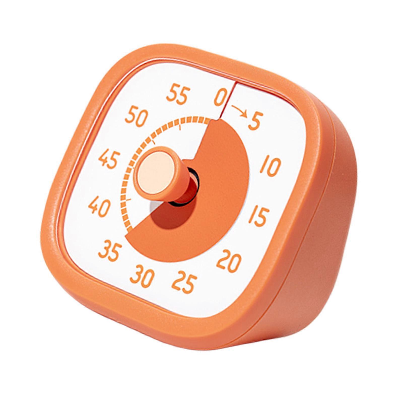 Convenient 60-Minutes Visual Timer Countdowns Device With Large Readout For Efficient Time Management Activity  orange1