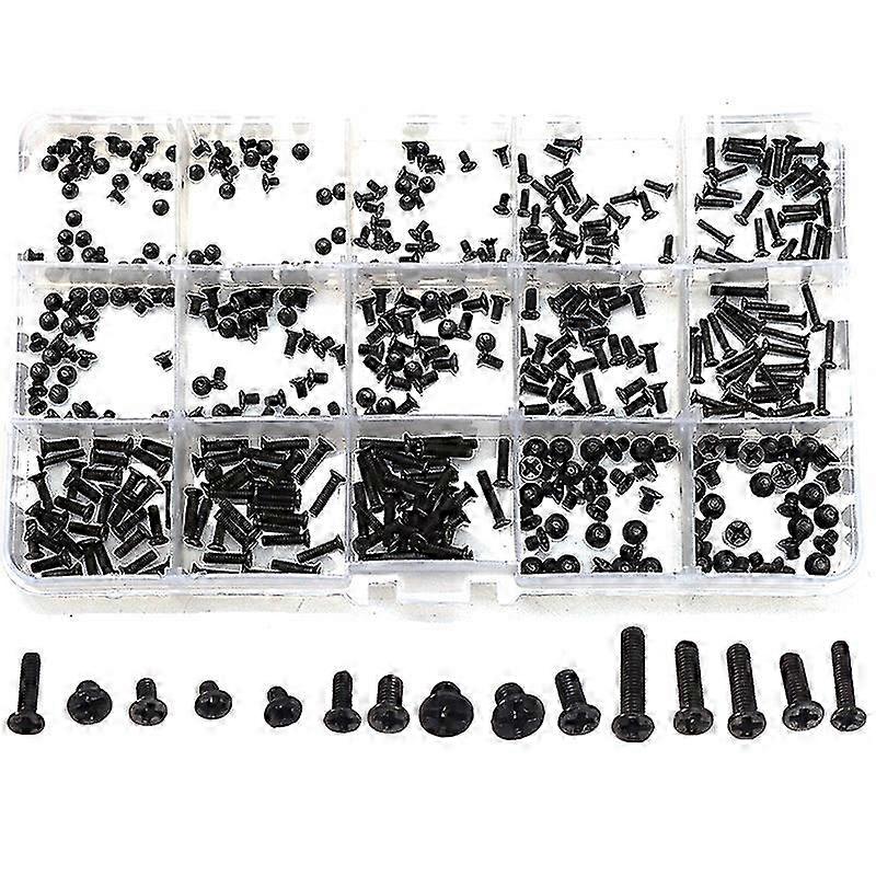 450Pcs M2 M2.5 Laptop Notebook Computer Screw Kit Set for