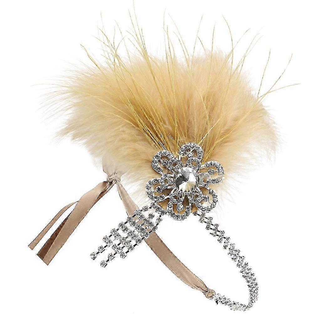 Flapper Headband Headpiece compatible with Decor Party Accessory
