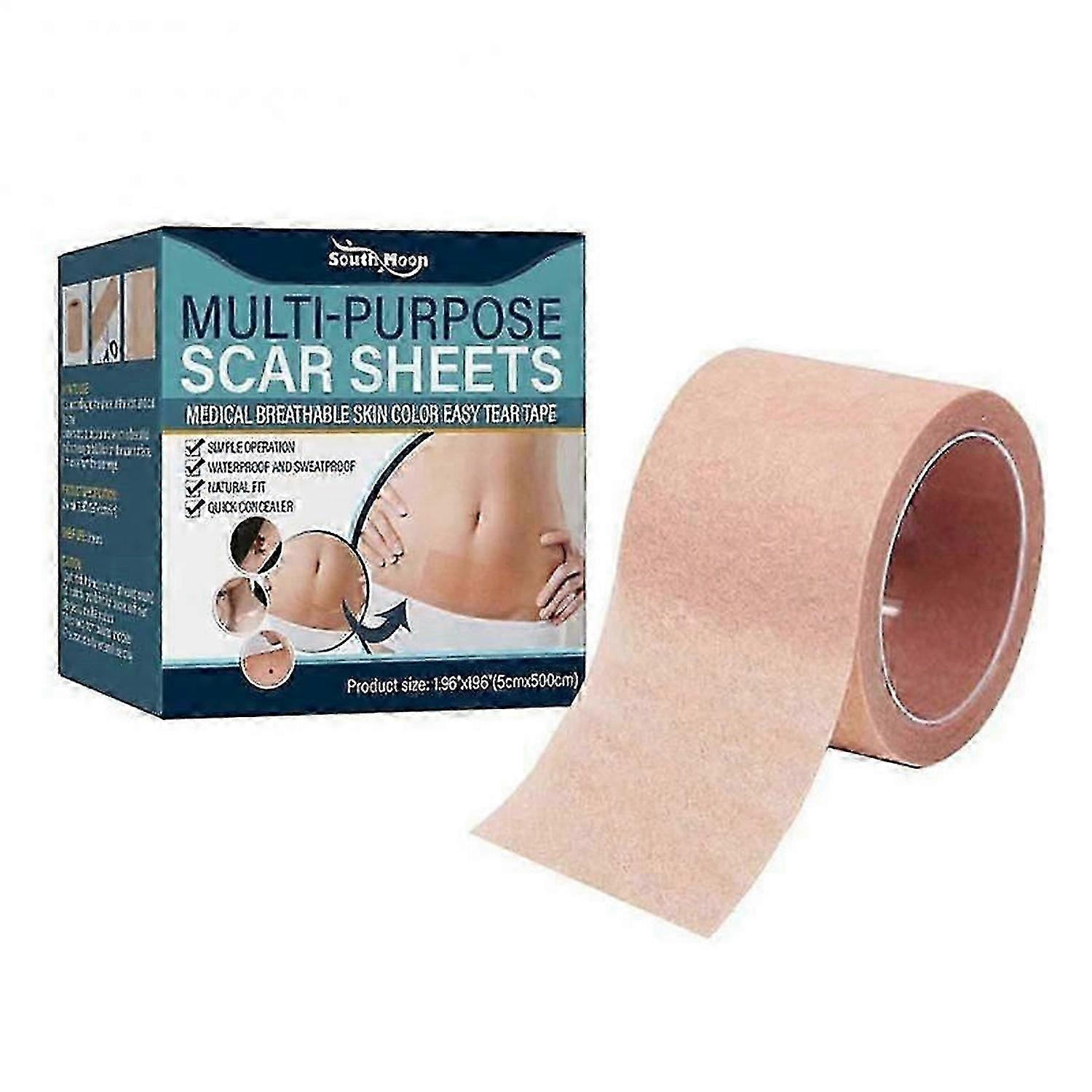 Waterproof correction tape for tattoos, full coverage, ultra-thin adhesive.