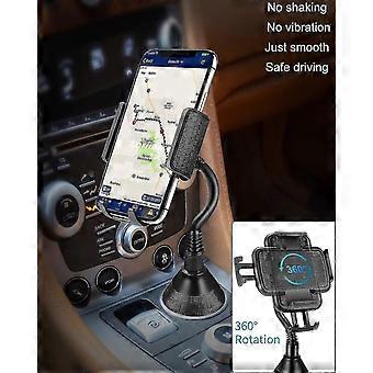 Cup Holder, Mobile Phone Holder, Universal, Adjustable, Portable, For Mobile Phones, Black, Black