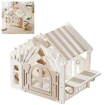 Moni Kinderspielhaus multifunktional Matte Aufbewahrungsboxen Tisch Lichter