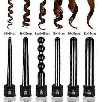 ZY6 Curling Irons 6 In 1 Ceramic Coating Hair Curler Set Multifunctional