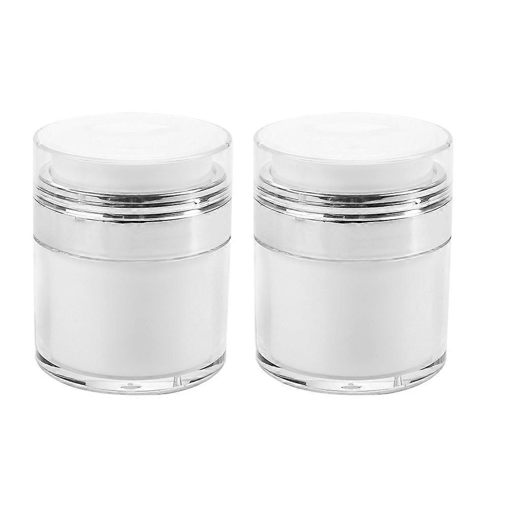 Sub Bottles for Storage Double-Layer Sample Jars 2Pcs Bag White Design