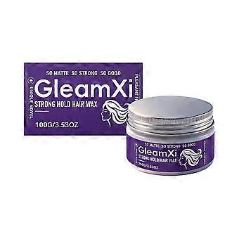 Starker Halt Haarwachs (100 g), mattes Finish, Formel auf Wasserbasis für ganztägiges Styling, schuppenfrei und nicht fettend, für alle Haartypen geeignet.