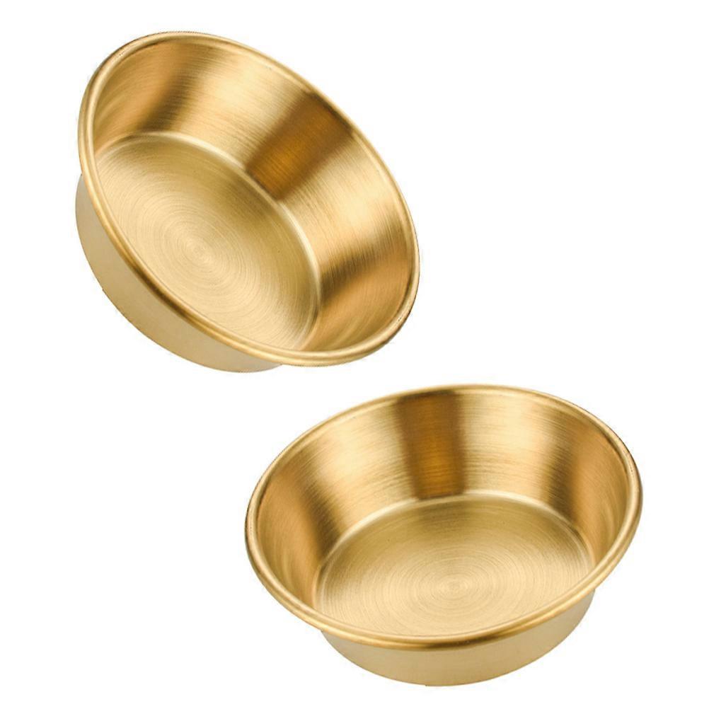 Bol à sauce en acier inoxydable doré, lot de 2, pour la cuisine