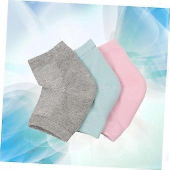 3er-Pack feuchtigkeitsspendende Zehensocken gegen rissige Fersen für Damen und Herren (Pediküre)