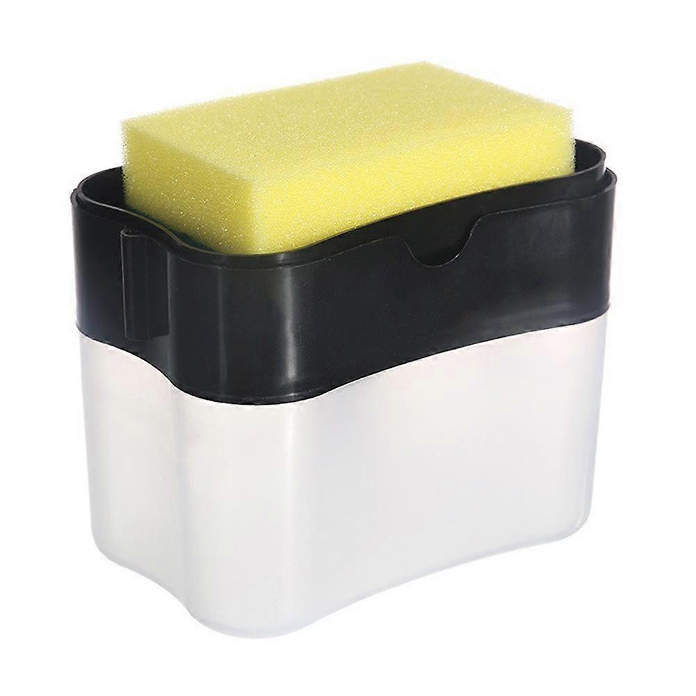 Sink Soap Dispenser - Sponge Holder, Press Type, Kitchen