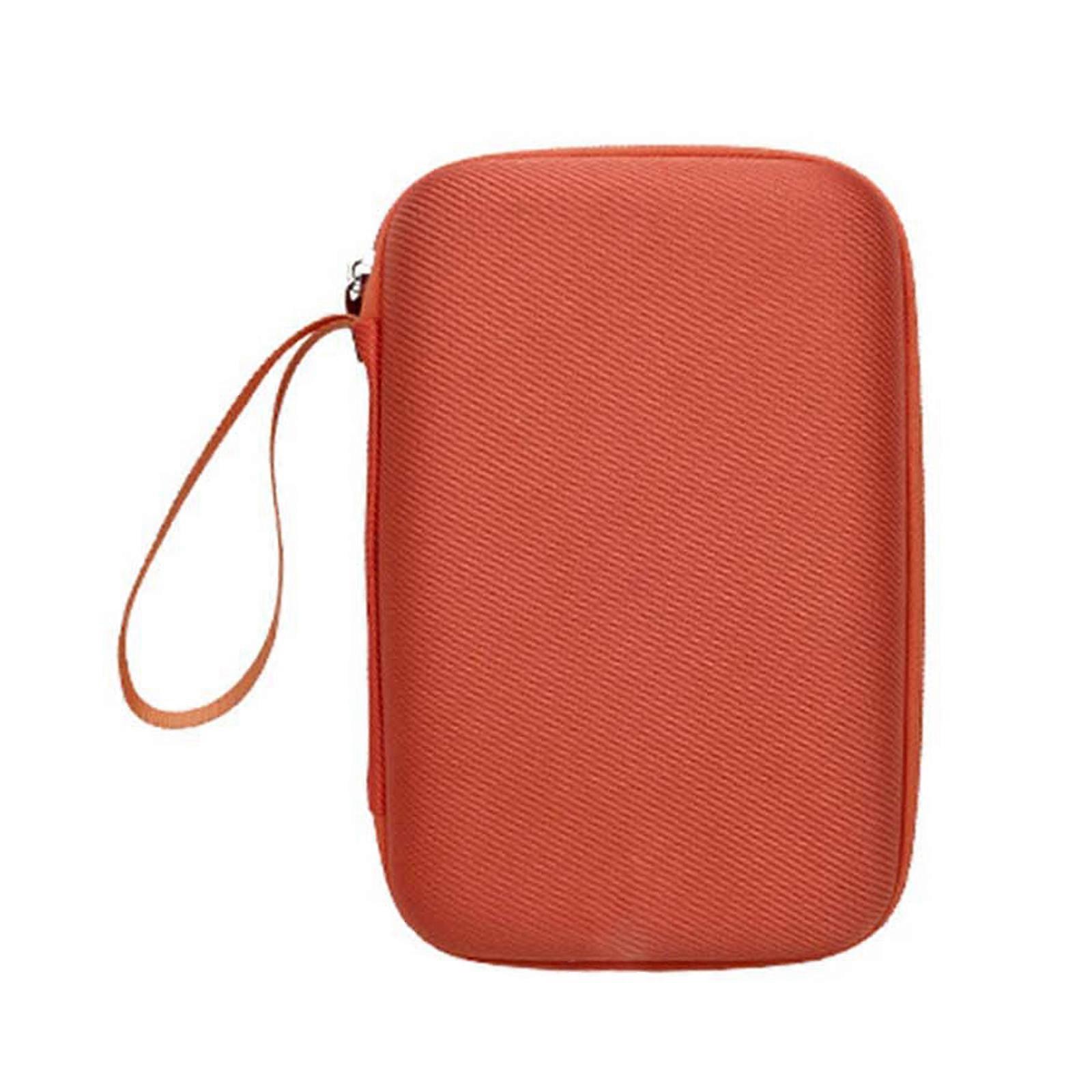 Carrying Case for Super Slide Games Scratchproof Storage Box Console Shockproof Protector Case with Pocket  Orange