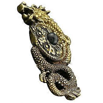 Pendentif dragon de style chinois pour la décoration, en laiton.