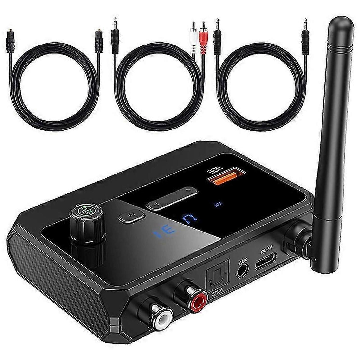 Bluetooth Adapter for Stereo Receiver-Audio Adapter for Stereo System