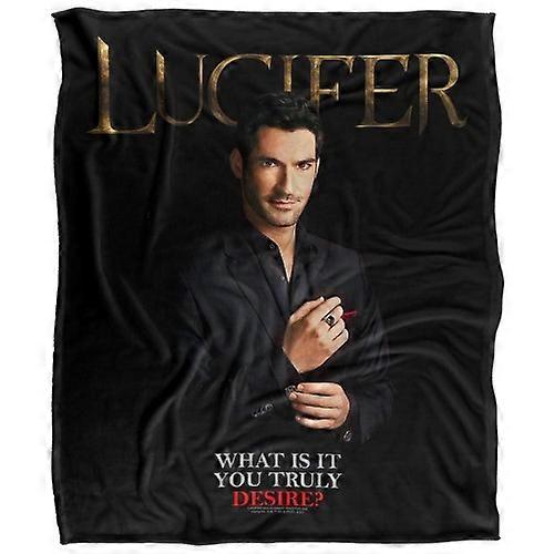Lucifer What Do You Desire? Soft Touch Blanket