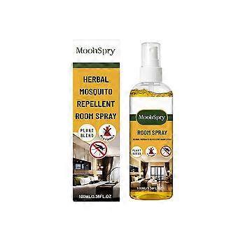 Spray repellente per zanzare a base di erbe, per uso interno ed esterno.