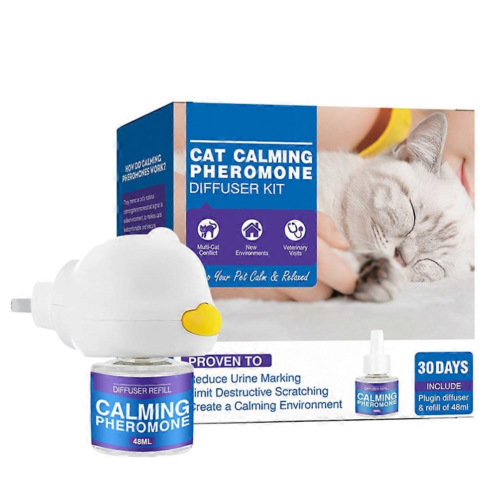 Cat Pheromones Calming Diffuser Premium Pheromone Diffuser for Cats Long Lasting Natural Cat Calming Diffuser Refills