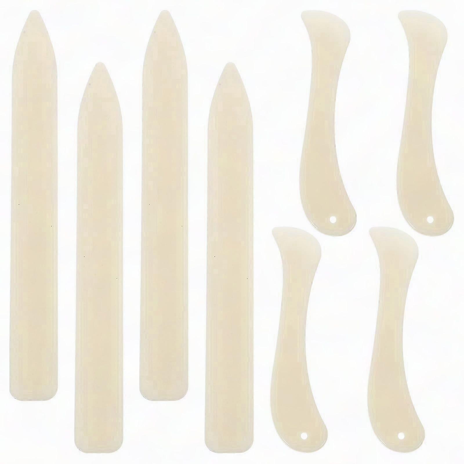 8pcs Bone Folder Tool Plastic Bone Folder Paper Creaser for Paper Crafts Bookbinding