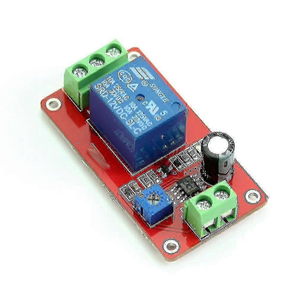 NE555 Delay Timer Relay 12V 10A - Adjustable 1-20 Seconds with DC Electrical Input