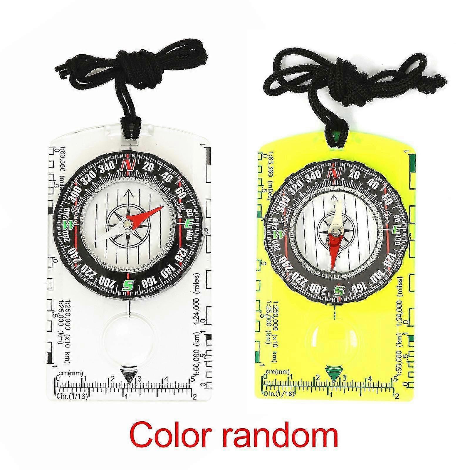 Professional Compass Multifunctional Map Reading Compass Orienteering Compasses With Lanyard For Navigation Hiking Backpacking Camping
