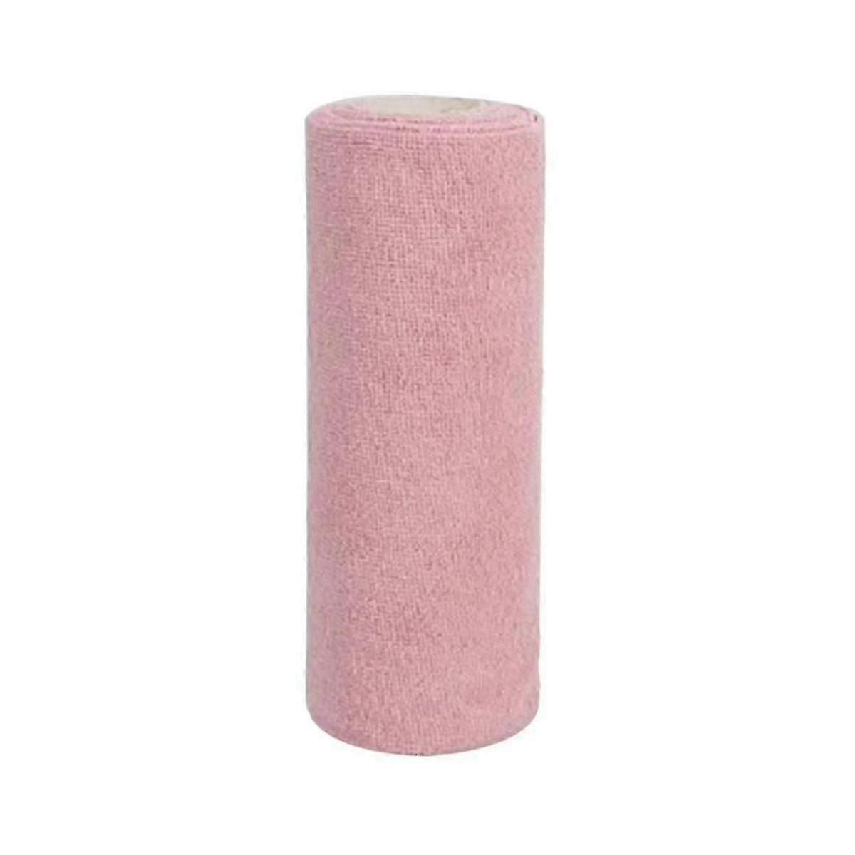 Reusable Microfiber Wipe Roll Pink