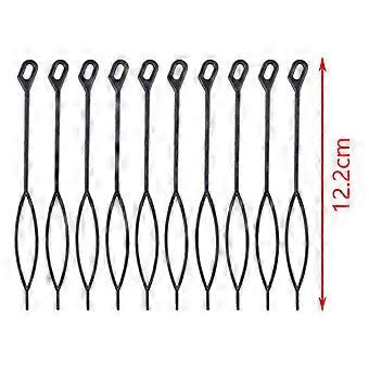 10Pcs Ponytail Creator Plastic Hair Tail Clip Hair Pin Braid Maker Styling Tool